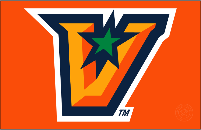 UTRGV Vaqueros 2015-2022 Primary Dark Logo diy iron on heat transfer